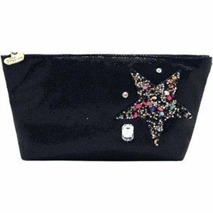 BETSEY JOHNSON Cosmetic Rhinestone Star Case